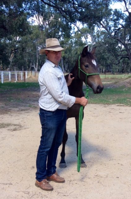 Jason Tonisson with Glencoe Altise