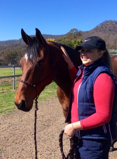 Steph taking delivery of Smithy