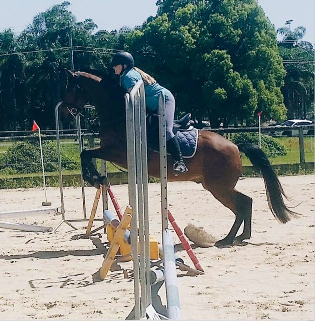 First jumping attempt