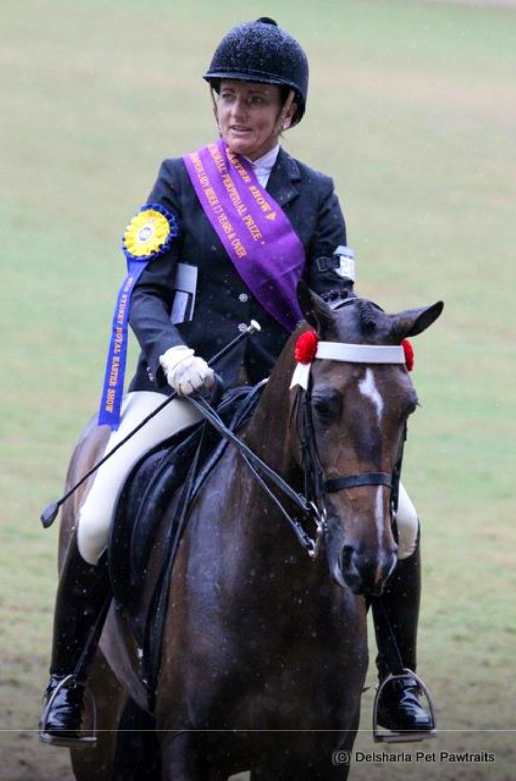 Tracie Wells and Showman at Sydney Royal
