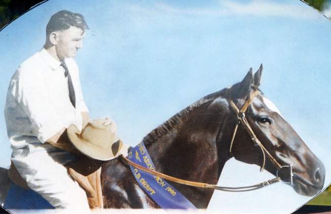 Frank Glasser and Lady Blue