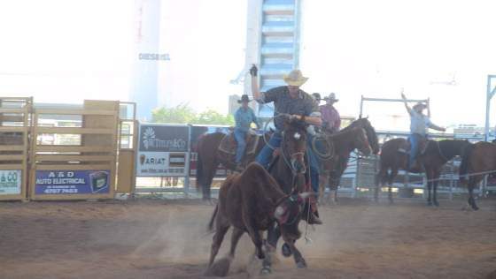 Michael Davison team roping